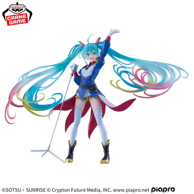 ガンダム45周年×初音ミク」描き下ろしイラストがプライズ化！4色