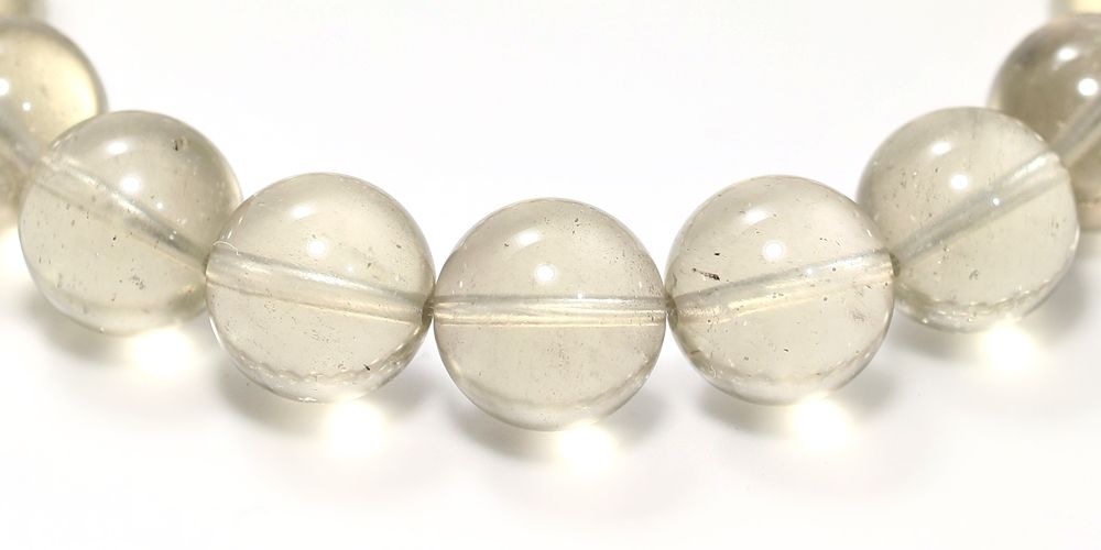 高品質+]天然リビアングラスブレスレット（約12mm玉） - 埼玉県吉川市