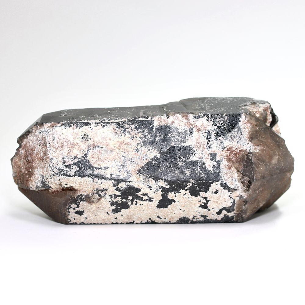 高品質]ブラジル産モリオン原石/天然黒水晶（中型1.27kg/カテドラル