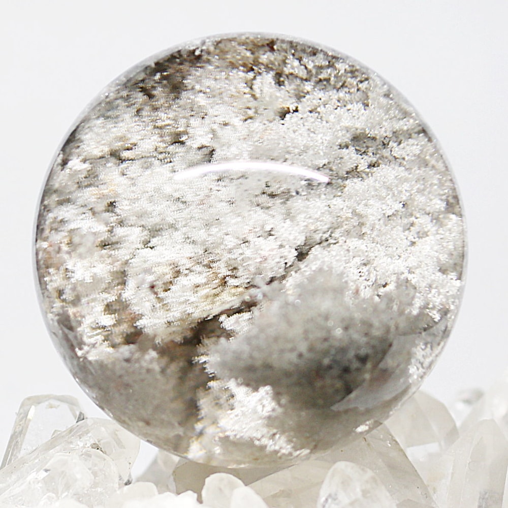 トップクォリティ]ガーデンクォーツ丸玉/ガーデン水晶スフィア（直径