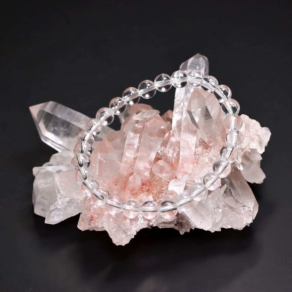 高品質]インド/マニカラン産ヒマラヤ水晶原石クラスター（133g