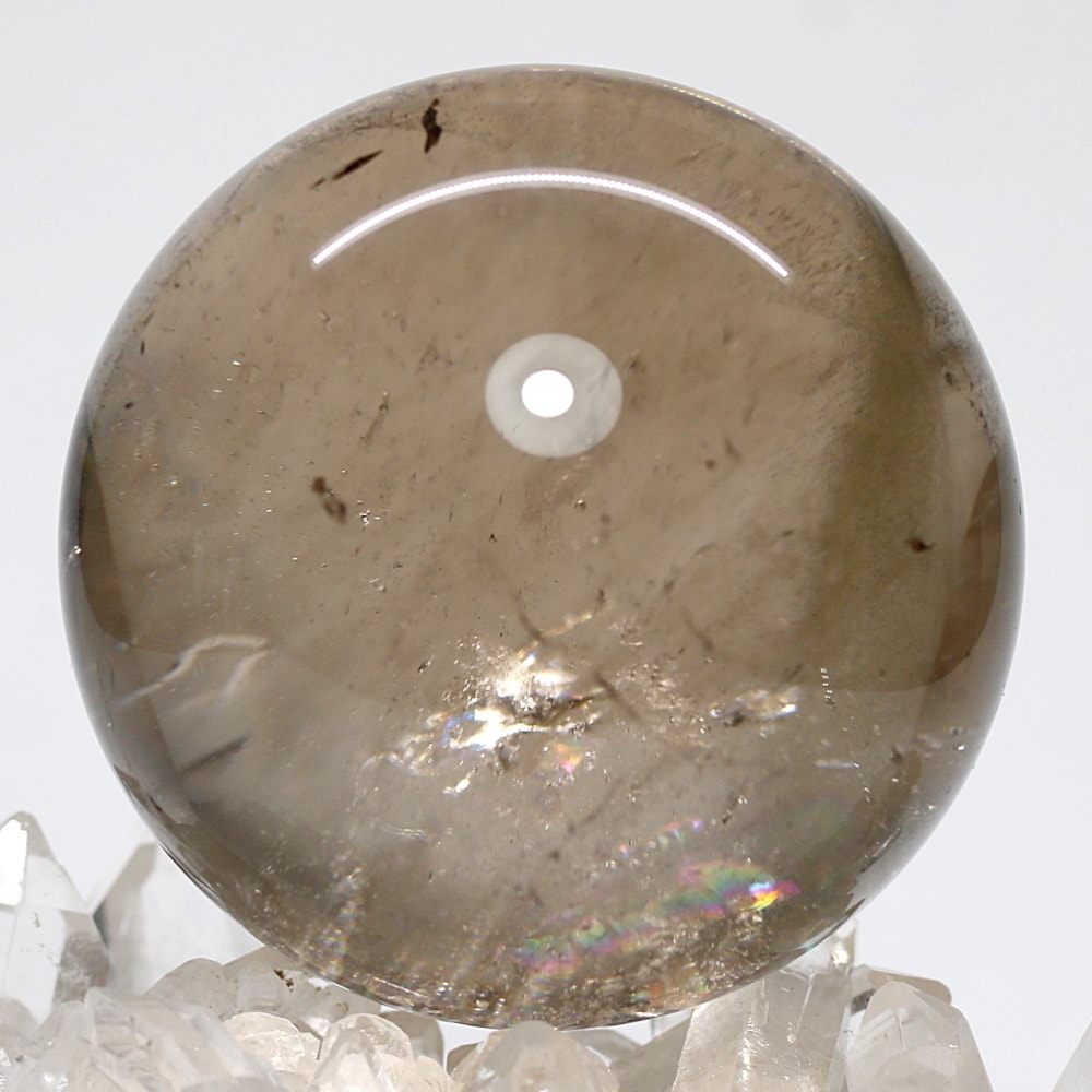 特別価格/希少・高品質]マダガスカル産天然スモーキーシトリン丸玉