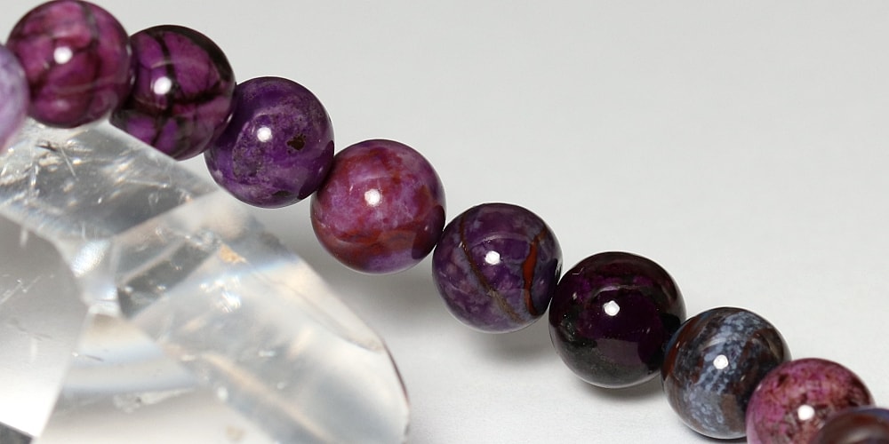 高品質]ミックスカラースギライトブレスレット（約8.5mm玉） - 埼玉県