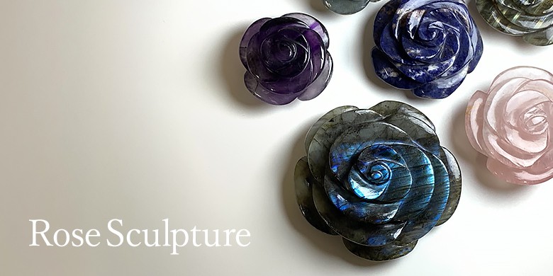 バラ（薔薇彫刻） - 埼玉県吉川市の天然石専門店・水晶パワーストーン