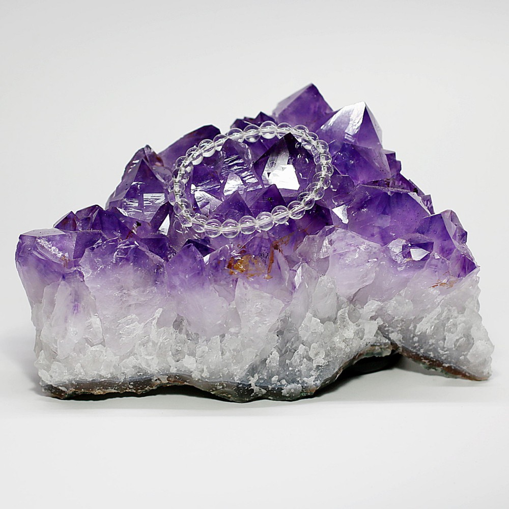 高品質・ブラジル産]アメジストクラスター/原石 - 埼玉県吉川市の