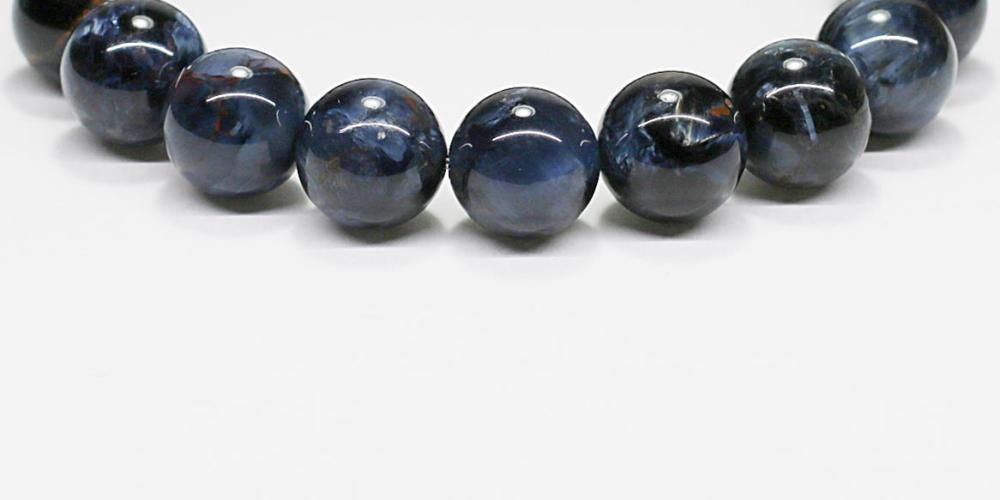 高品質]ブルーピーターサイトブレスレット（約11mm玉） - 埼玉県吉川市