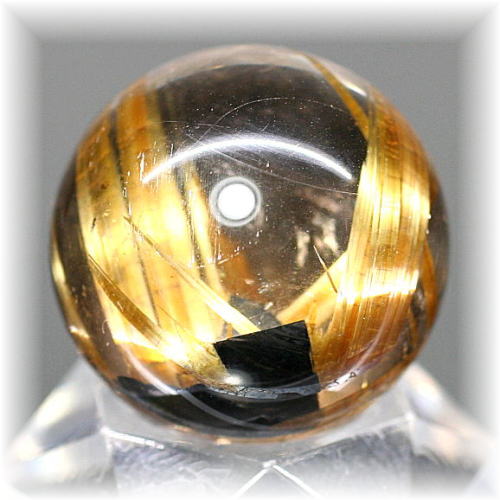 高品質]ゴールドルチルクォーツ丸玉/スフィア - 埼玉県吉川市の天然石