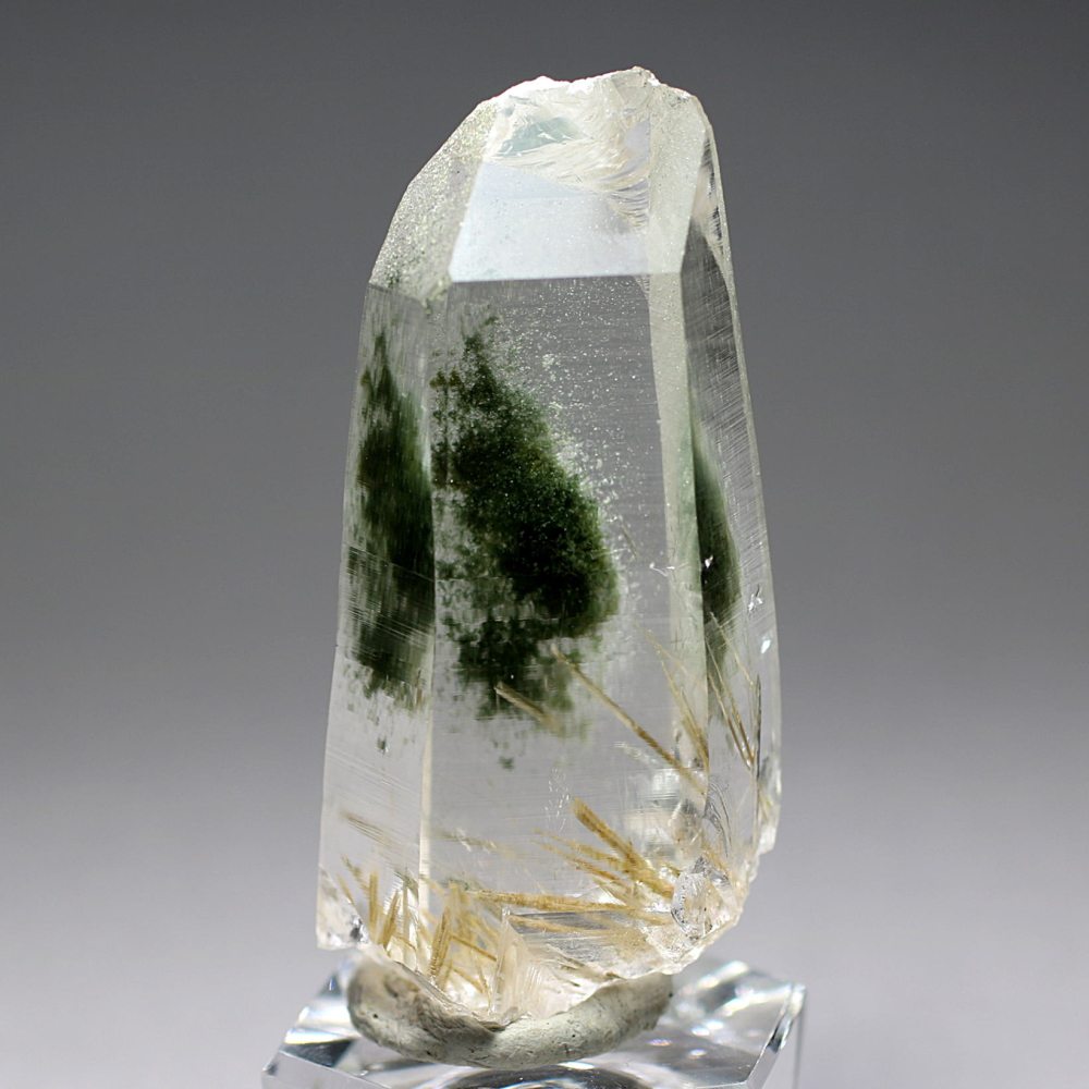 高品質・ガネッシュヒマール産]ヒマラヤ水晶原石ナチュラルポイント/角