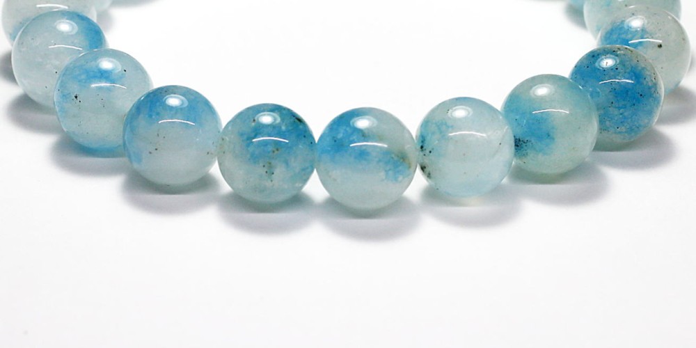 高品質]アフガニスタン産グラノブラスチックブレスレット/ブルーライン