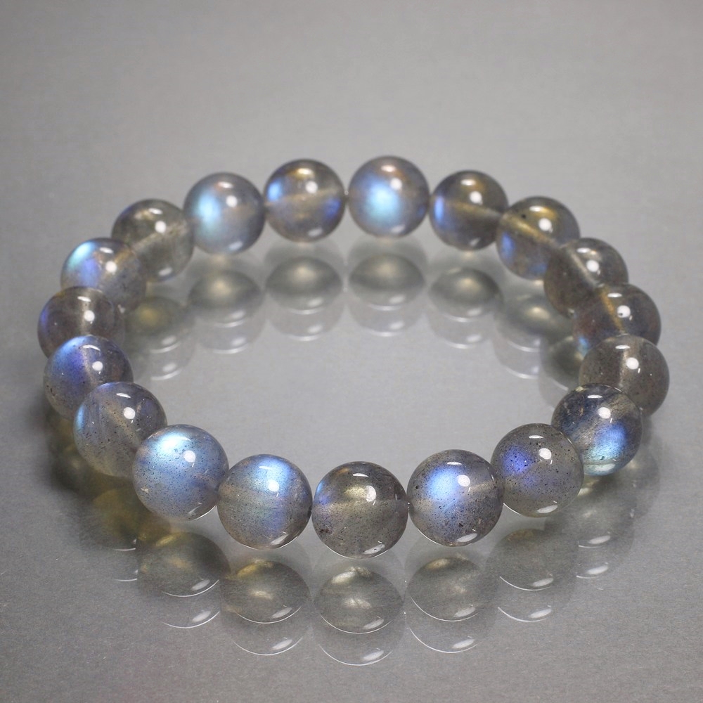 高品質++]ラブラドライトブレスレット（約10.5mm玉） - 埼玉県吉川市の