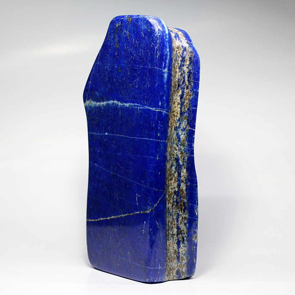 アフガニスタン産]ラピスラズリ磨き原石/フリーフォーム（置物