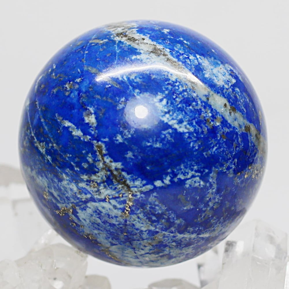 高品質]アフガニスタン産ラピスラズリ丸玉/スフィア（直径約4.2cm