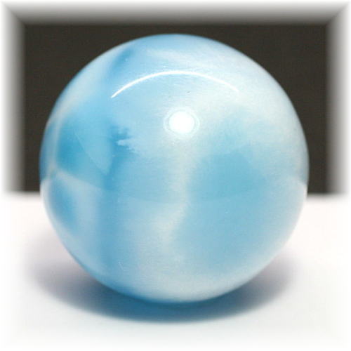 高品質・ドミニカ産]ラリマー丸玉/スフィア - 埼玉県吉川市の天然石