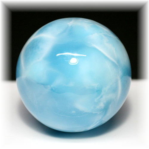 高品質・ドミニカ産]ラリマー丸玉/スフィア - 埼玉県吉川市の天然石