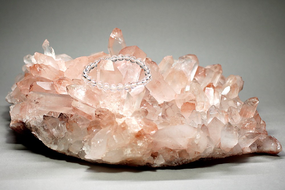 特別価格/高品質・マニカラン産]ヒマラヤ水晶クラスター/原石/濃い