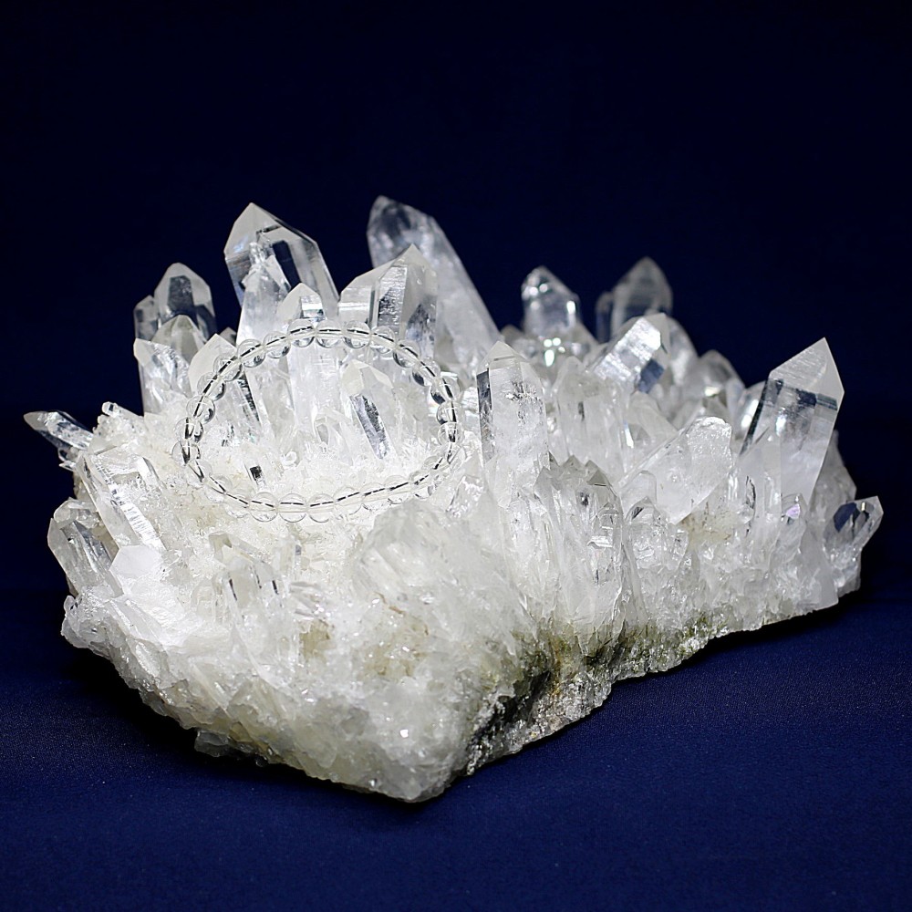 トップクォリティ] ネパール/マカルー産ヒマラヤ水晶クラスター/原石