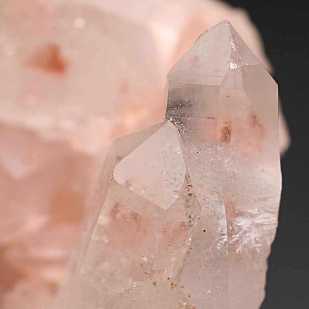 高品質]インド/マニカラン産ヒマラヤ水晶クラスター/原石小さめサイズ