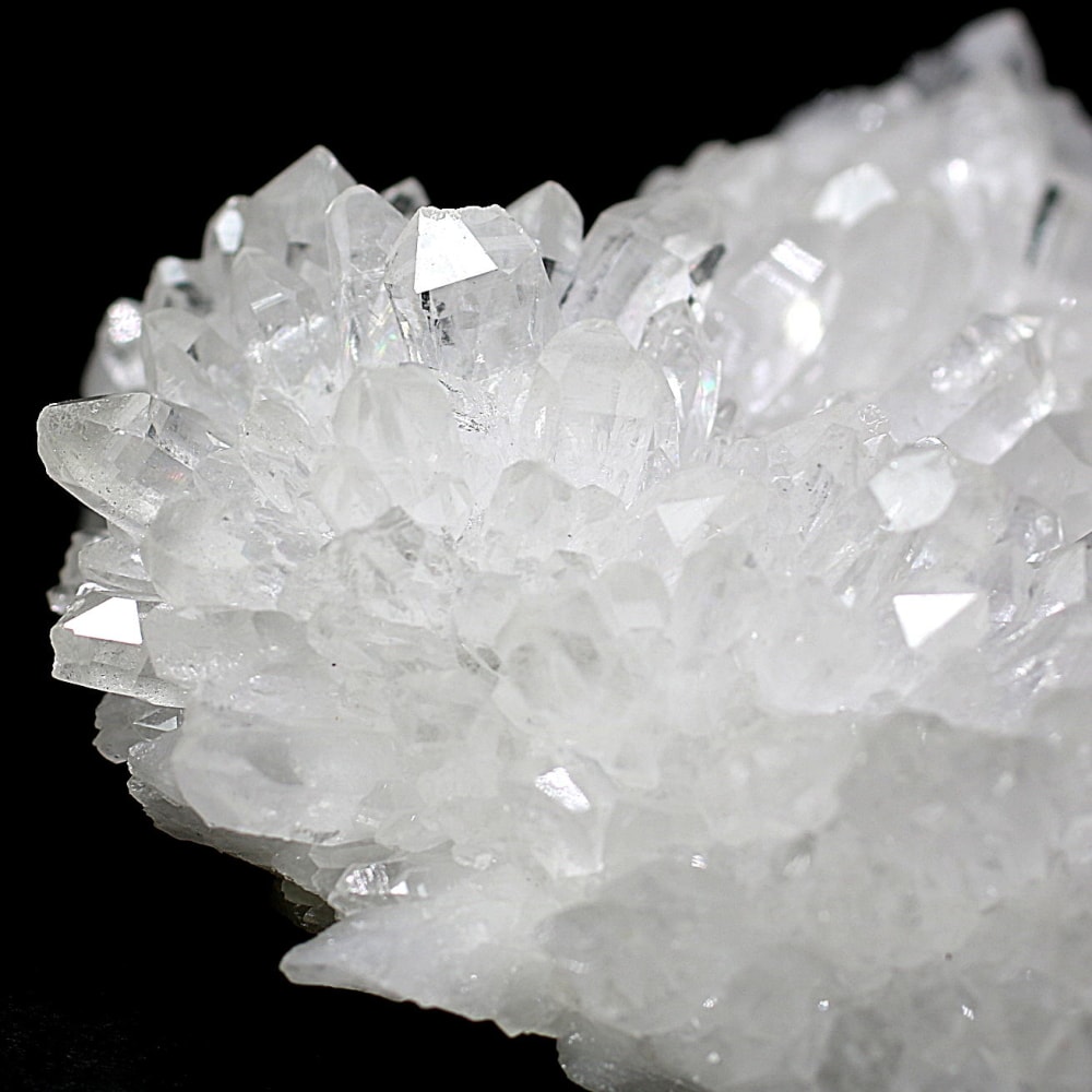 中国/四川省産]水晶クラスター/原石（専用木製台座付） - 埼玉県吉川市