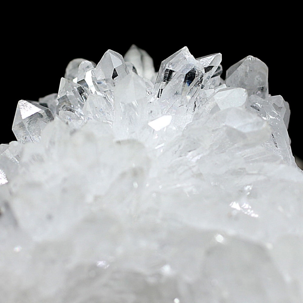 中国/四川省産]水晶クラスター/原石（専用木製台座付） - 埼玉県吉川市