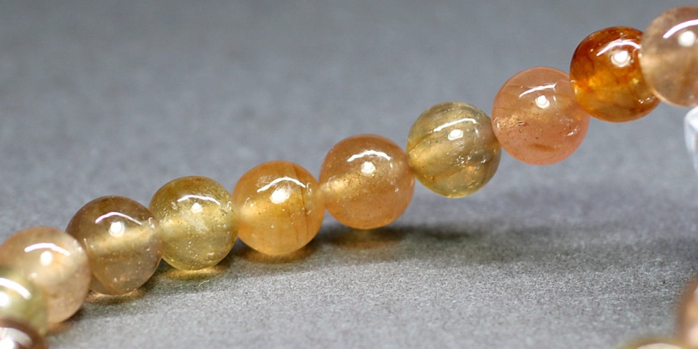 高品質]イエローサファイアブレスレット （約8.5mm玉・ミックスタイプ