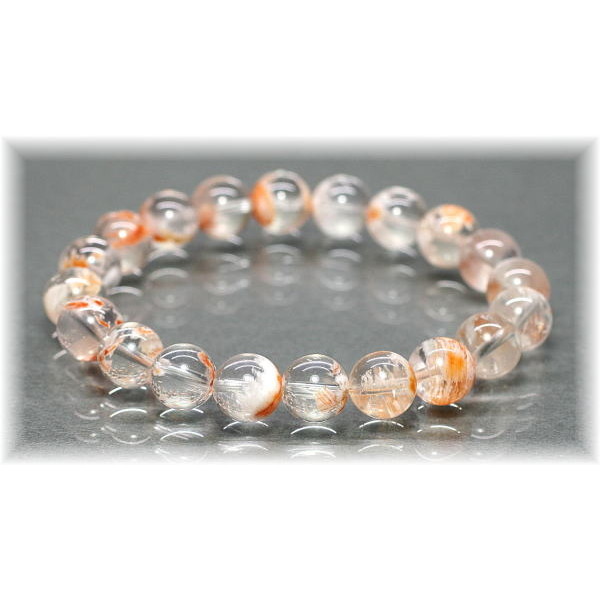 高品質]セリサイトインクォーツブレスレット（約10mm玉） - 埼玉県吉川