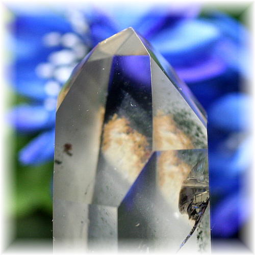 ブラジル産]ファントムガーデンクォーツポリッシュポイント（ガーデン