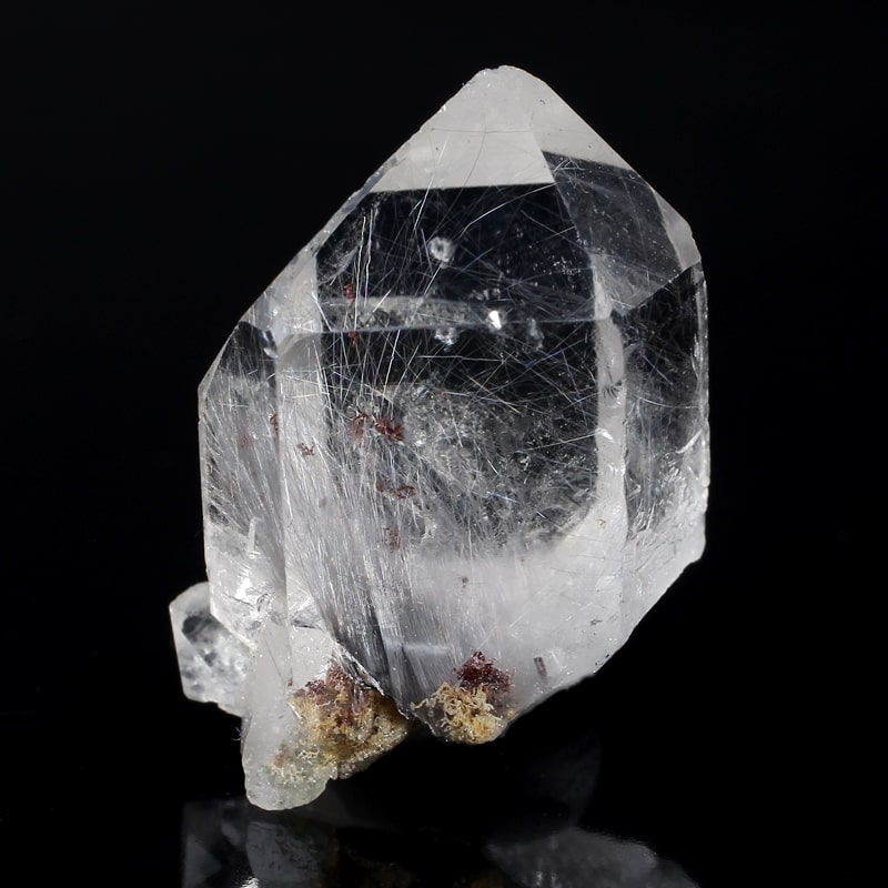 ブラジル産]プラチナルチルクォーツ原石ナチュラルポイント