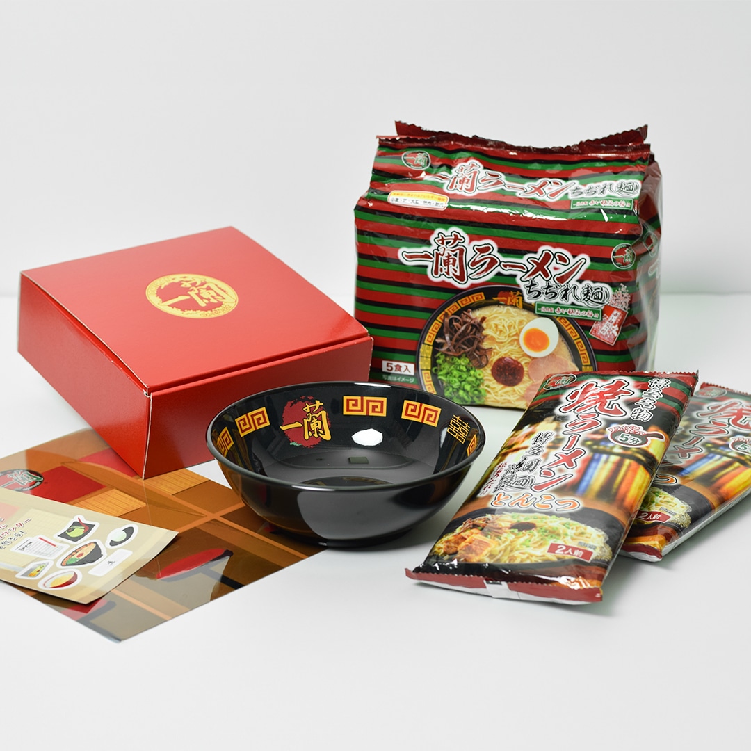 一蘭 重箱丼ぶり 箸付き 一蘭 重箱丼ぶり 箸付き 和風とんこつラーメン