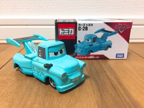 カーズトミカ C-28］改造された水色ボディ！メーター カーズトゥーン