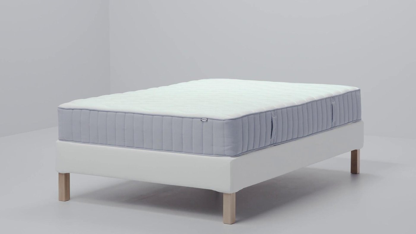 VÅGSTRANDA ヴォーグストランダ ポケットコイルマットレス, かため