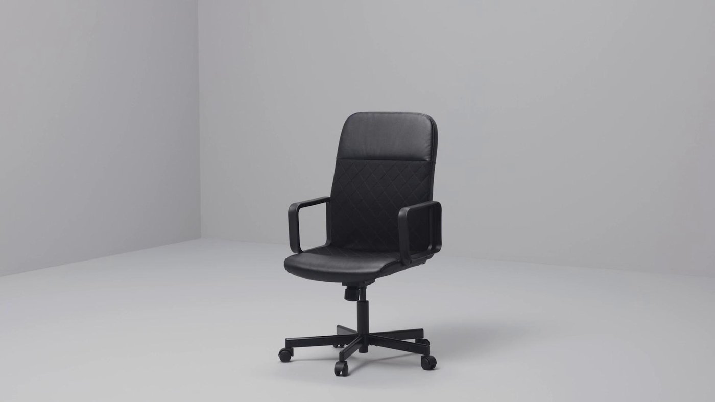 RENBERGET swivel chair, Bomstad black - IKEA