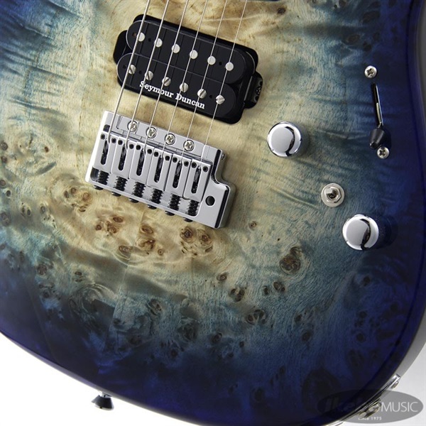 ESP SNAPPER-CTM Poplar Burl (Nebula Blue Burst/Hard Maple) 【即納