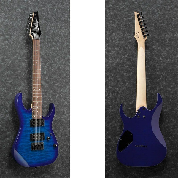 Ibanez GRG7221QA-TBB w/7点セット [7-strings model] ｜イケベ楽器店