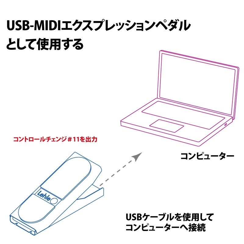 LEHLE DUAL EXPRESSION（リール）エクスプレッションペダル ｜イケベ