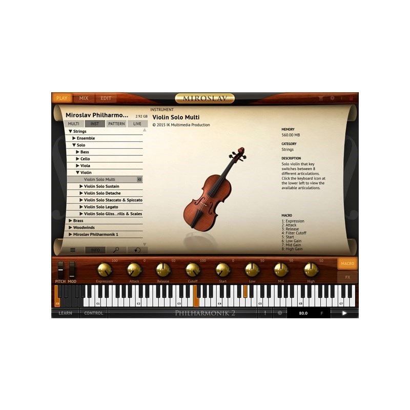 IK Multimedia Miroslav Philharmonik 2 Upgrade【アップグレード版