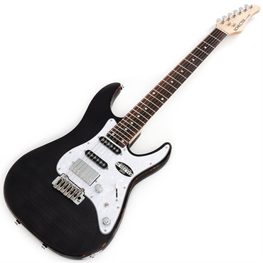 SCHECTER OL-SD-SSH-24-AL-VTR-FM (Satin See-Thru Black/Rosewood