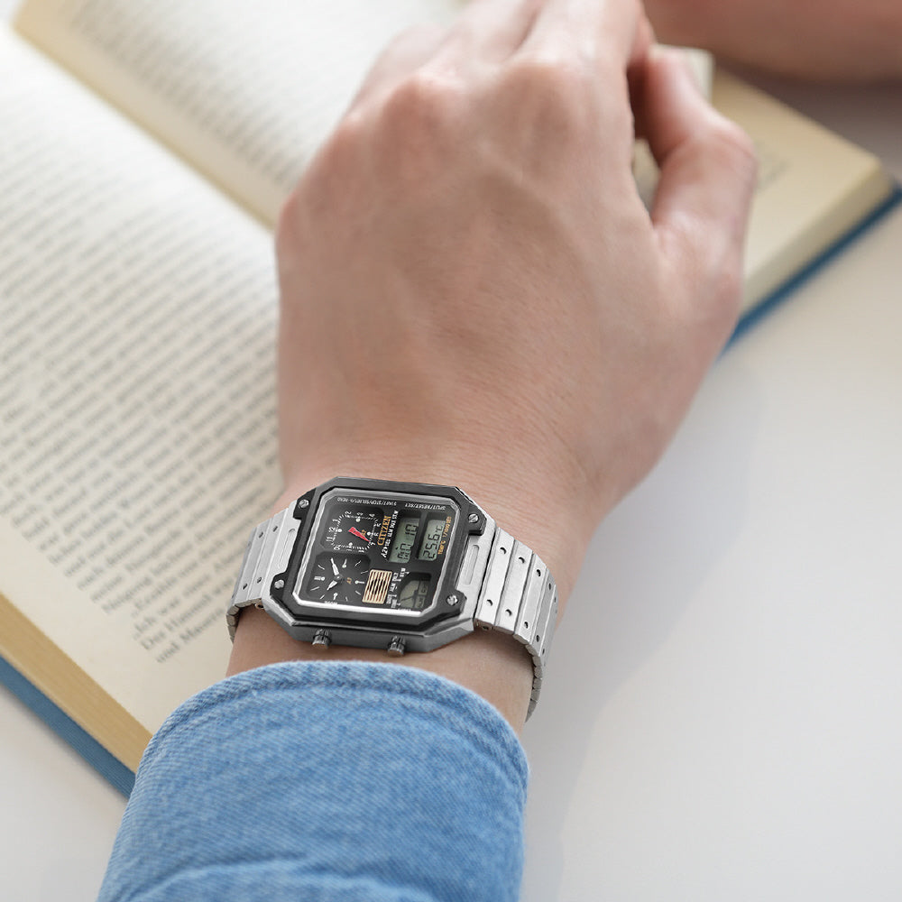 Citizen Men's RECORD LABEL Thermo Sensor Watch JG2126-69E 特定