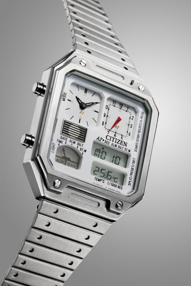 Citizen Men's Watch RECORD LABEL THERMO SENSOR JG2120-65A – IPPO