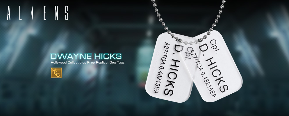 エイリアン2』【HCG プロップ・レプリカ】ドッグタグ ドウェイン