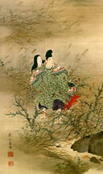 掛軸 森寛斎 - 骨董品 買取り八光堂