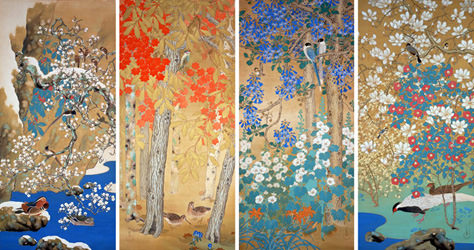 日本画 荒木十畝 - 骨董品 買取り八光堂