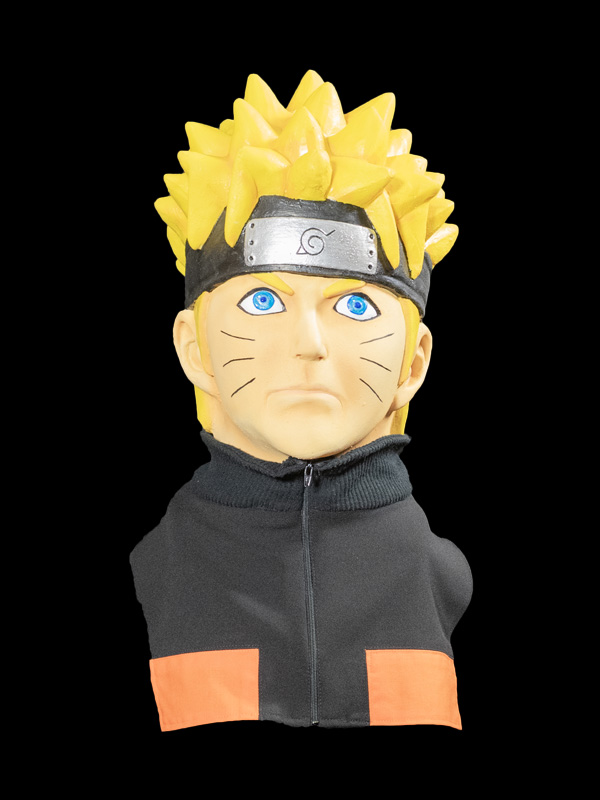 Deluxe Lifesize Naruto Uzumaki Halloween Mask Bust