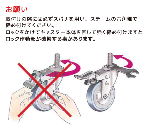 415 1MA-RB75 (M16) | キャスターのトップブランド、ハンマーキャスター