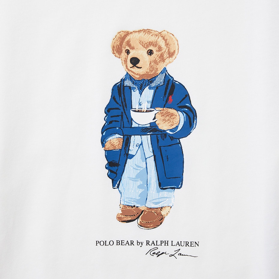 スリープウェアセット モーニングローブベア (RM8-C50）ホワイト