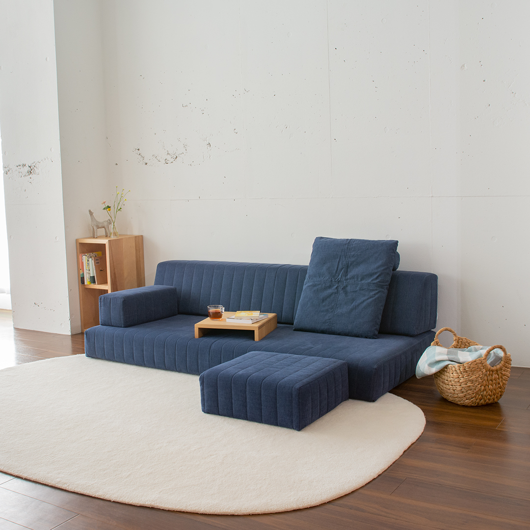 つみきソファ】積み木みたいに自分でつくるローソファ | 国産