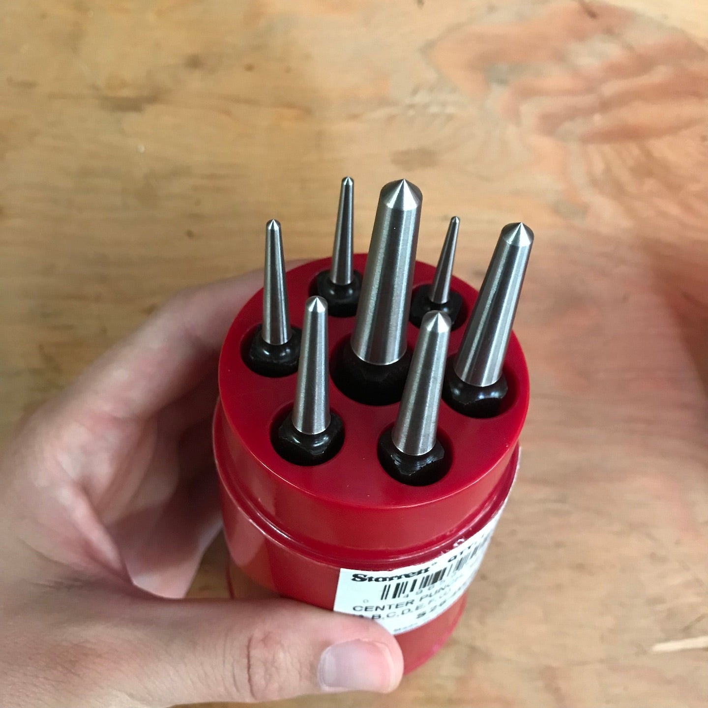 Starrett 7 Piece Square-Shank Center Punch Set (S264WB) – Harry J