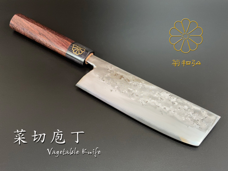 日本製越後鍛冶が作った割り込み菜切り包丁60本箱付き 日本製越後