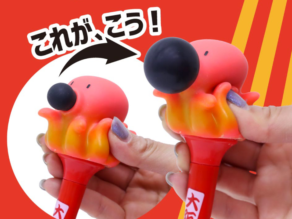 大阪名物 ぷっくり！タコ墨ボールペン | 株式会社ヘソプロダクション