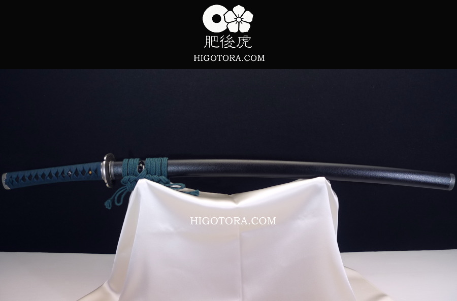 肥後虎同田貫・230・石目銀古美金具拵｜製作事例｜肥後虎-HIGOTORA