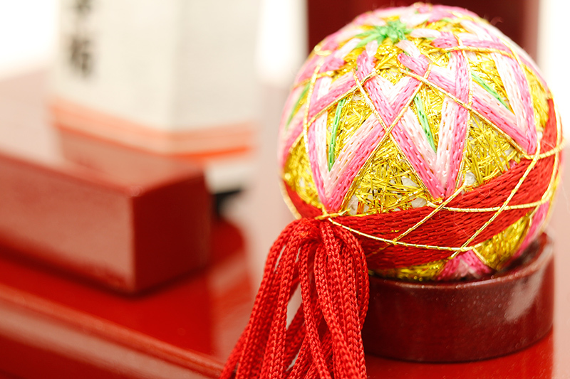 羽子板ケース入り飾りセット【A1803】インターネット店だけ☆限定販売